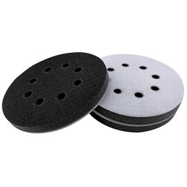XNIVUIS Pack of 3 125 mm Sponge Interface Pad Polishing Pads Felt Soft Sponge Buffer Pad Sanding Pad Sanding Pad Sanding Pad Sanding Pad Sanding Pad (Black and White)
