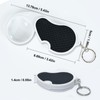 TECHSHARE Magnifying Glass with Light, Lighted Magnifying Glass, Handheld Pocket