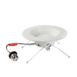 KastLite 5CCT LED Recessed Dimmable Ceiling Light | Ultra Slim E26 Retrofit Can Downlight | 2700K-5000K Selectable | 900 Lumens | 12W, 75-Watt Equivalent | Energy Star, Wet Rated | 1 Pack