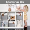INDRESSME 11x11 Cube Storage Bins, 3-Pack Rope Woven Basket for
