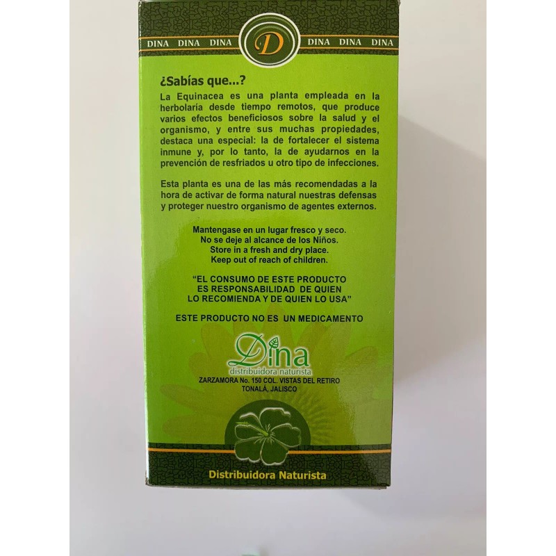 Dina Equinacea Complex 90 Tabletas Vitamina C Ajo Echinacea Propoleo