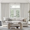 Topfinel Extral Wide Curtains, Pinch Pleated 100% Blackout Linen Drapery