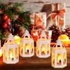 Set of 4 Christmas Decoration Lanterns Christmas Lantern with LED