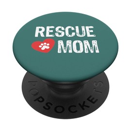 Rescue Mom Paw Print on Mountain Green