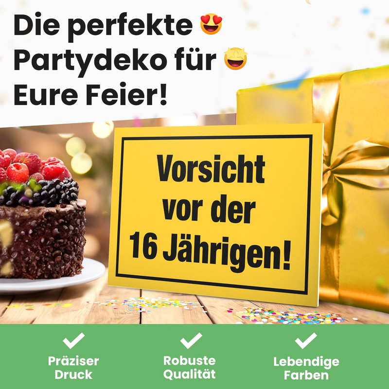 DankeDir! 16th Birthday Girl Gift Idea: 'Beware of the 16