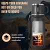 Icesip Stainless Steel Insulated Bottle, 27oz with cup Vacuum Insulated