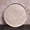 Luxe Linen 10-1/2" Melamine Dinner Plate/Platter, Beige