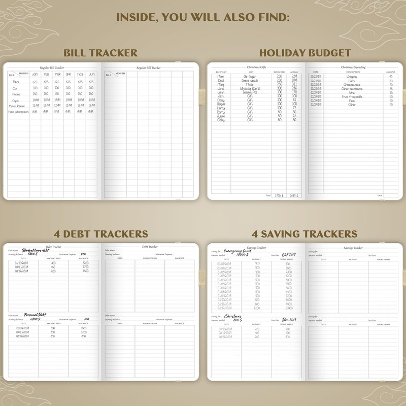 Legend Budget Planner – Financial Organizer Book. Money Account &