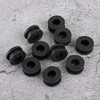 Suuonee Motorcycle Fairing Discs 10 Pieces ABS Black Motorcycle Rubber