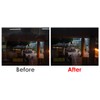 ds. distinctive style Rubber Reflective Reversible Folding Lens Hood Compatible