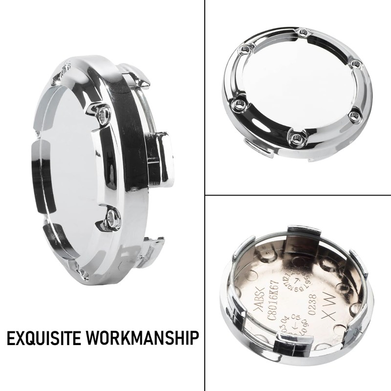 RTrhinotuning 4PCS 67mm Wheel Center Caps Compatible with SSR Wheel