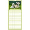 Familienplaner 2026 - Golden Retriever - Ein Herz auf 4