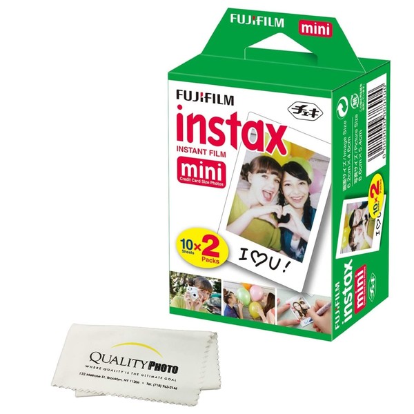 Fujifilm INSTAX Mini Instant Film (White) for Fujifilm Mini 8,9,11,12
