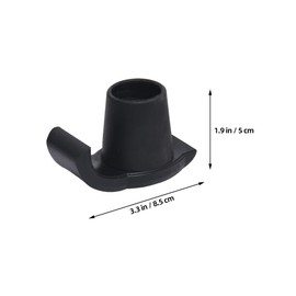 Minkissy 6pcs Walker Ski Glides Slip Walker Sliders for Smooth for Standard and Canes Safe and Stable Accessories