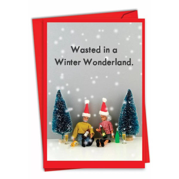 Nobleworks Funny 5"x7" Greeting Card w/ Envelope Merry Christmas Holiday