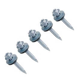 TERF® Thin Metal Corrugated Roofing Sheet to Timber Self Drilling Screw 6.3mm X 80mm (No.14 X 3.1/4) Hex Head Slash Point Corrugated Roofing Screw With EPDM Sealing Washer - Pack of 20