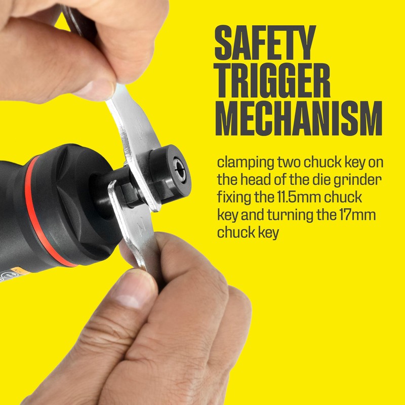 Berkling Tools BT 6321 1/4" Straight Air Die Grinder –