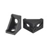 sourcing map 16Pcs Inside Corner Bracket Gusset, 28x28x20mm 2028 Angle