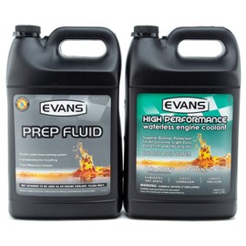 EVANS Coolant EC53001-EC42001 High Performance Waterless Coolant and Prep Fluid Combo Pack, 2 Gallon