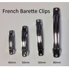 Pack of 100-40mm French Barette Hair Clips - Hair Accessories