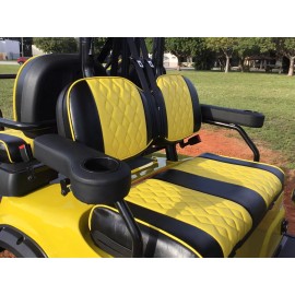 advanced ev ICON OR ADVANCED EV GOLF CART  PAIR BLACK CUP HOLDER ARM REST ARMREST