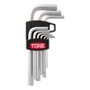 TONE AS900 L Hex Wrench Set, Contents: 9 Pieces