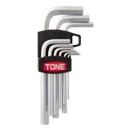 TONE AS900 L Hex Wrench Set, Contents: 9 Pieces