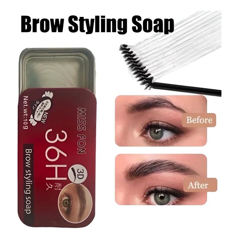 Jabón Para Ceja Orgánico Artesanal Efecto Planchado