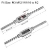 uxcell Adjustable Tap Wrench Handle, for Metric M3-M12 W1/16-1/2 Taps,