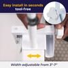 Drive Medical Adjustable Bathtub Grab Bar & Bathtub Safety Rail,