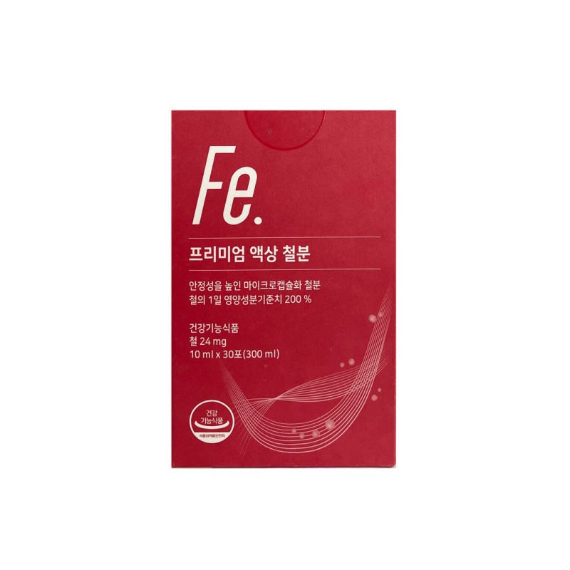 Nutrimore 뉴트리모어 프리미엄 액상 철분제 10ml x 30포 2개 /