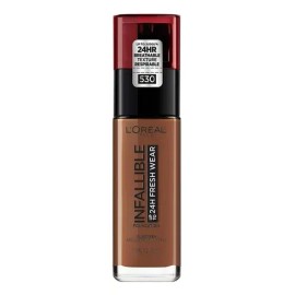 Base Loreal Infallible Fresh Wear Foundation 24hr. Tom 530 DEEP AMBER