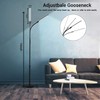 NXONE Led Floor Lamp,Modern Reading Adjustable Standing Height 4 Colors