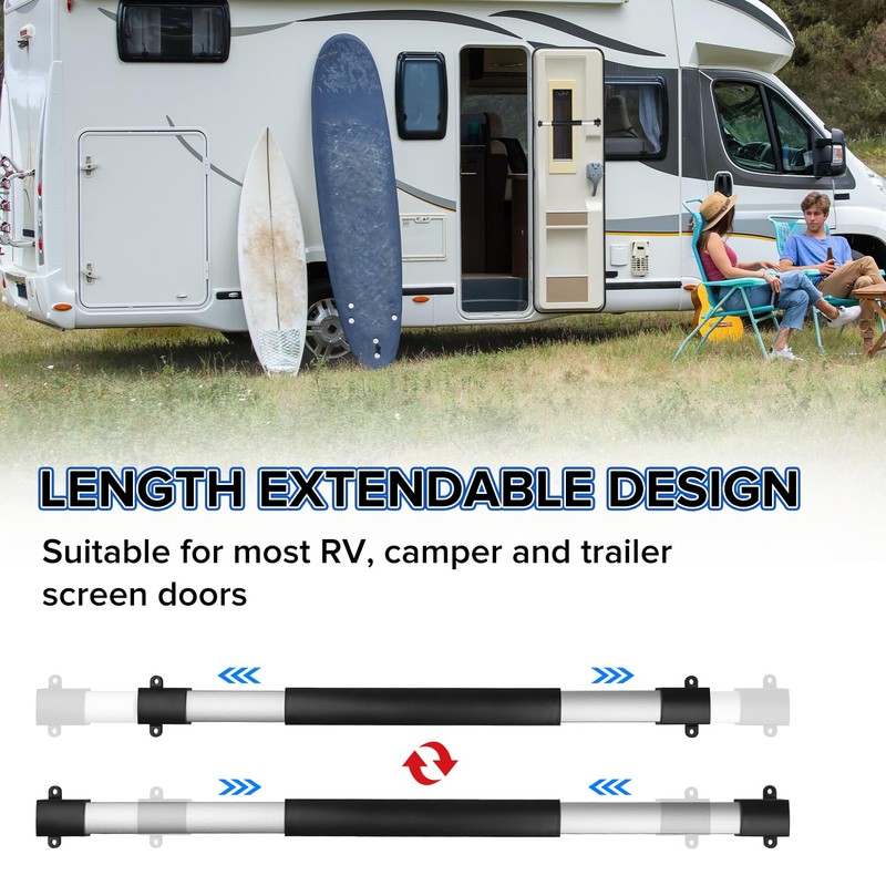 Donext 2PC RV Screen Door Handle Grab Bar, RV Door