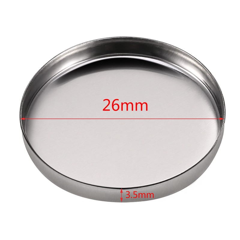 Pangda 50 Pack Empty Eyeshadow Pans 26 mm Magnets Cosmetic
