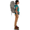 Osprey Renn 50L Women's Backpacking Backpack, Pediment Grey/Linen Tan
