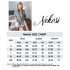 NEKOSI Thin Hoodies for Women Lightweight Long Sleeve V Neck