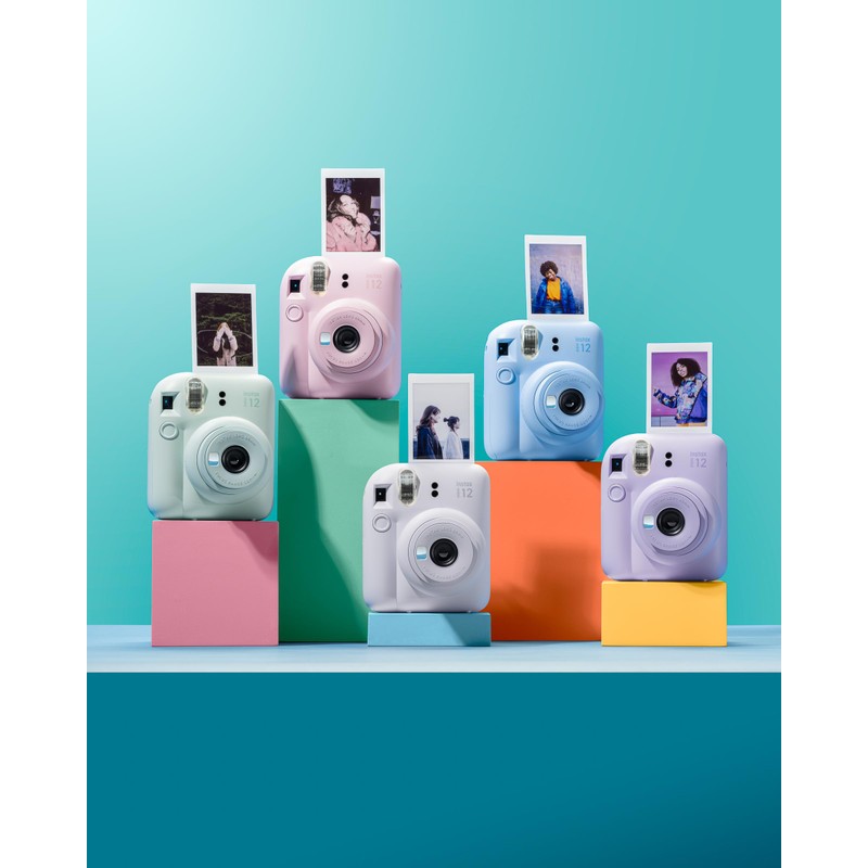 INSTAX Mini 12 Instant Camera Clay White