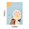 Kawaii Cat Paw Sticky Notes 5Pcs Cute Cat Post It