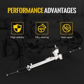 KUSATEC 1J1422062J New Power Steering Rack & Pinion assembly Fit for 1998-2010 for Volkswagen Beetle, 2000-2006 Golf, 2000-2005 Jetta; OE 26-9008 1J0422803B