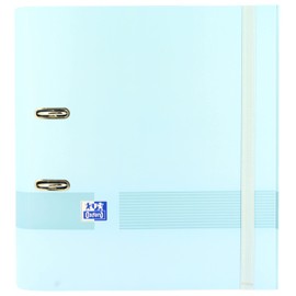 Oxford, 400160801 Folder with 2 Rings A4+ Cover Spine 70 mm Pastel Blue
