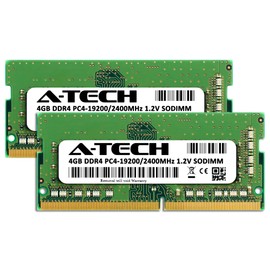 A-Tech 8GB Kit (2x4GB) RAM for Acer Aspire 5 A515-43-R5RE Laptop | DDR4 2400MHz SODIMM PC4-19200 (PC4-2400T) Non-ECC 1.2V 260-Pin Memory Upgrade Modules