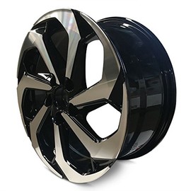 For 16-17 Honda Accord 17 Inch Machined Black Aluminum Rim - OE Direct Replacement - Road Ready Car Wheel