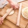 PRETYZOOM Wood Rolling Pin Small Rolling Pin Gnocchi Pasta Dumplings