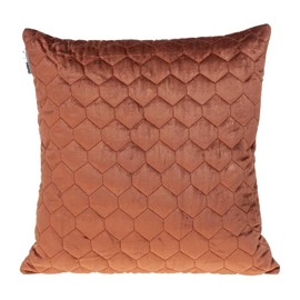 HomeStock Earthy Elegance Transitional Design Throw Pillow, Removable Pillow Cover, Trendy Design Decorative Pillow for Sofas and Couches Burnt Orange/20 in x 20 in