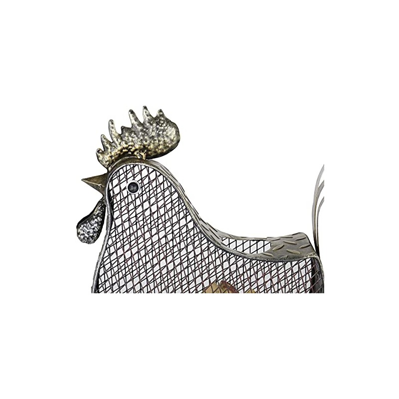 Wine Bodies Rustic Rooster Metal Cork Keeper