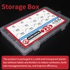 225Pcs External Retaining Rings Snap Rings Assortment Kit, 304 Stainless
