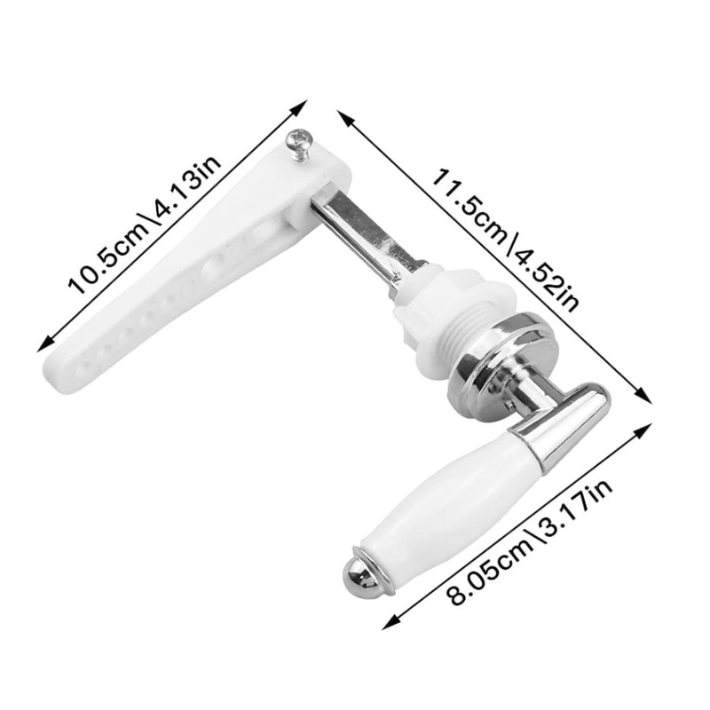 Toilet Tank Flush Lever Handle Side Mounted Bathroom Toilet Cistern