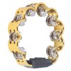 Tambourine Double Row Floral Design Percussion Jingles Hand Instrument for