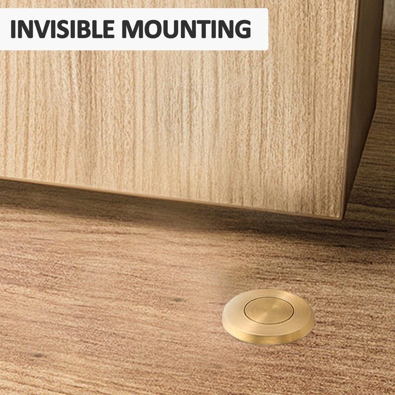 bjsdkff Floor Hole Dust-Proof Cover, Door Latch Dust Protector, Spring